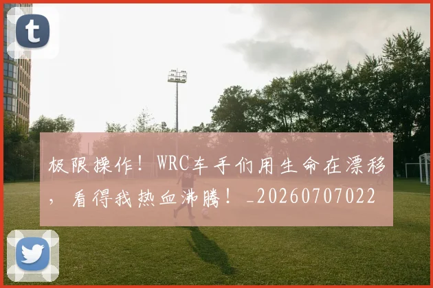 极限操作!WRC车手们用生命在漂移,看得我热血沸腾!_20260707022548_20260731175746